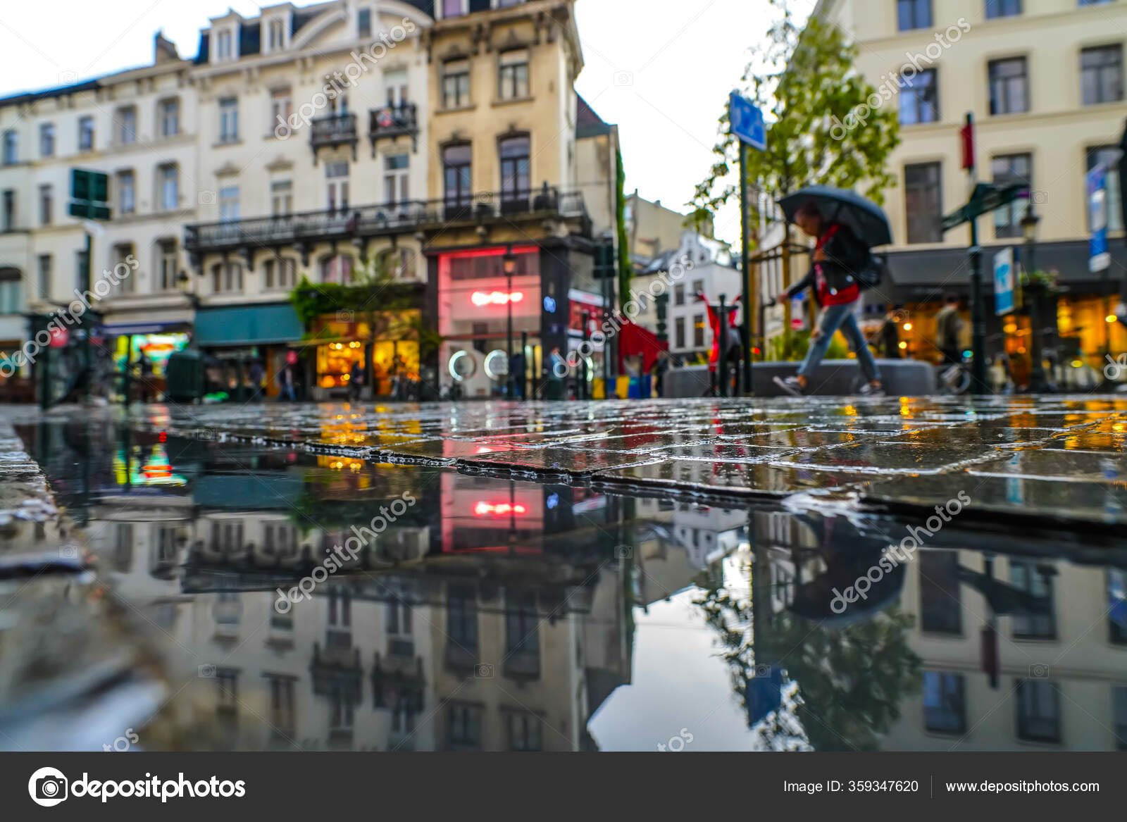 🌧️ Today’s Weather in Brussels: Light Rain and Classic European Atmosphere